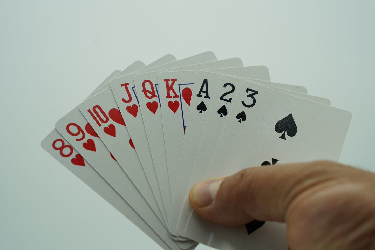 Spelkort – 100% plast, pokers storlek