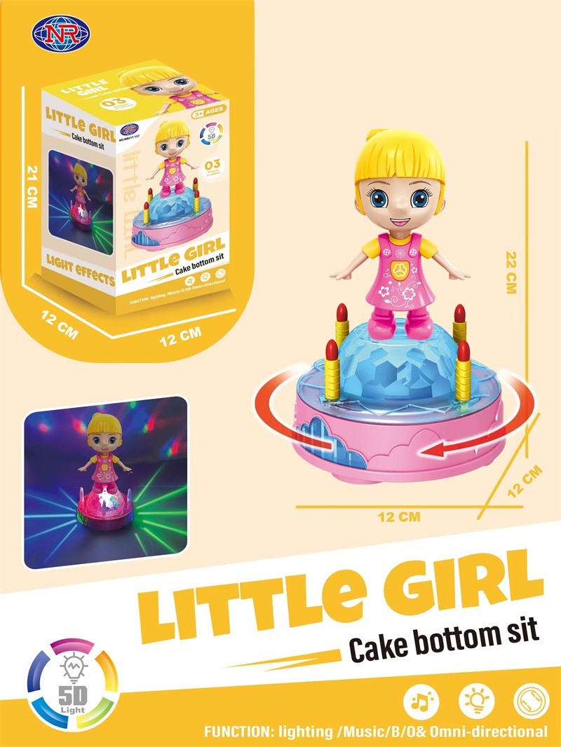 Little Girl – Rotating Play with Light and Music
