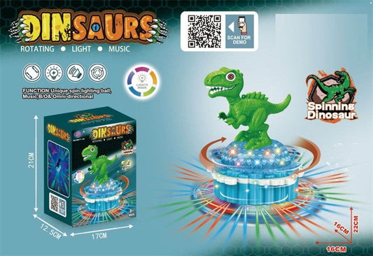 Magic Spinning Dinosaur - Light and Music